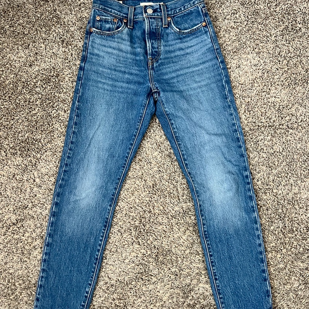 Levi's Dark Blue Denim Jeans